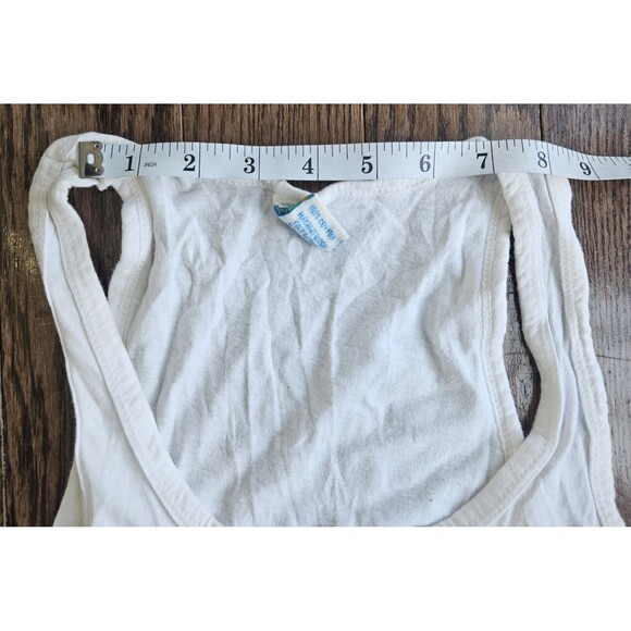 Vtg Punk Garfield Cancun Mexico Tank Top White 90's Punk Rock Party Hardy - Picture 10 of 15